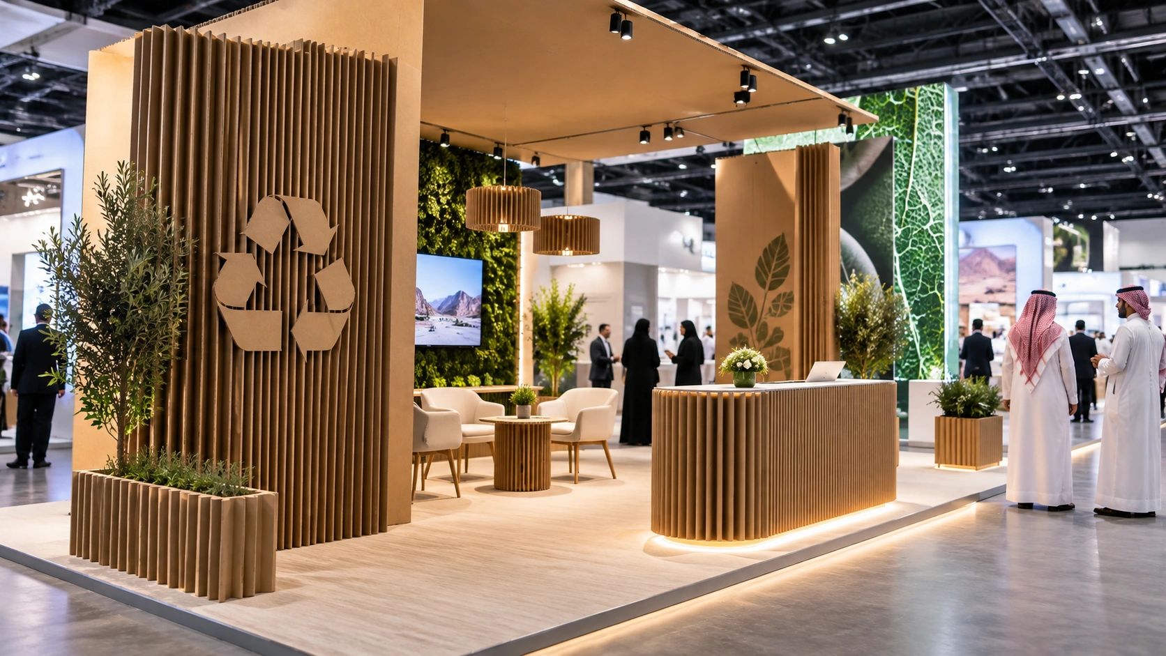 Corrugated Displays in Saudi Arabia: A Guide To Sustainable Exhibition Booth Design Solutions